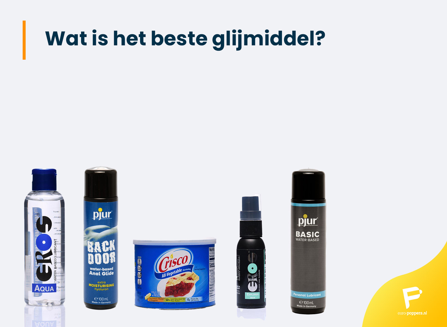 beste glijmiddel